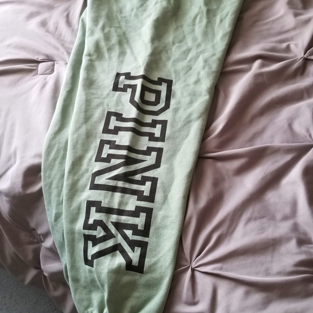 Vs pink mint colored joggers